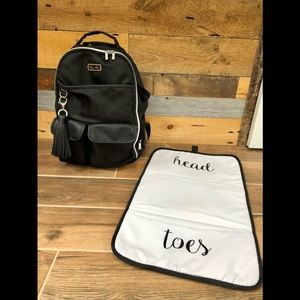 Itzy Ritzy Boss Backpack diaper bag.